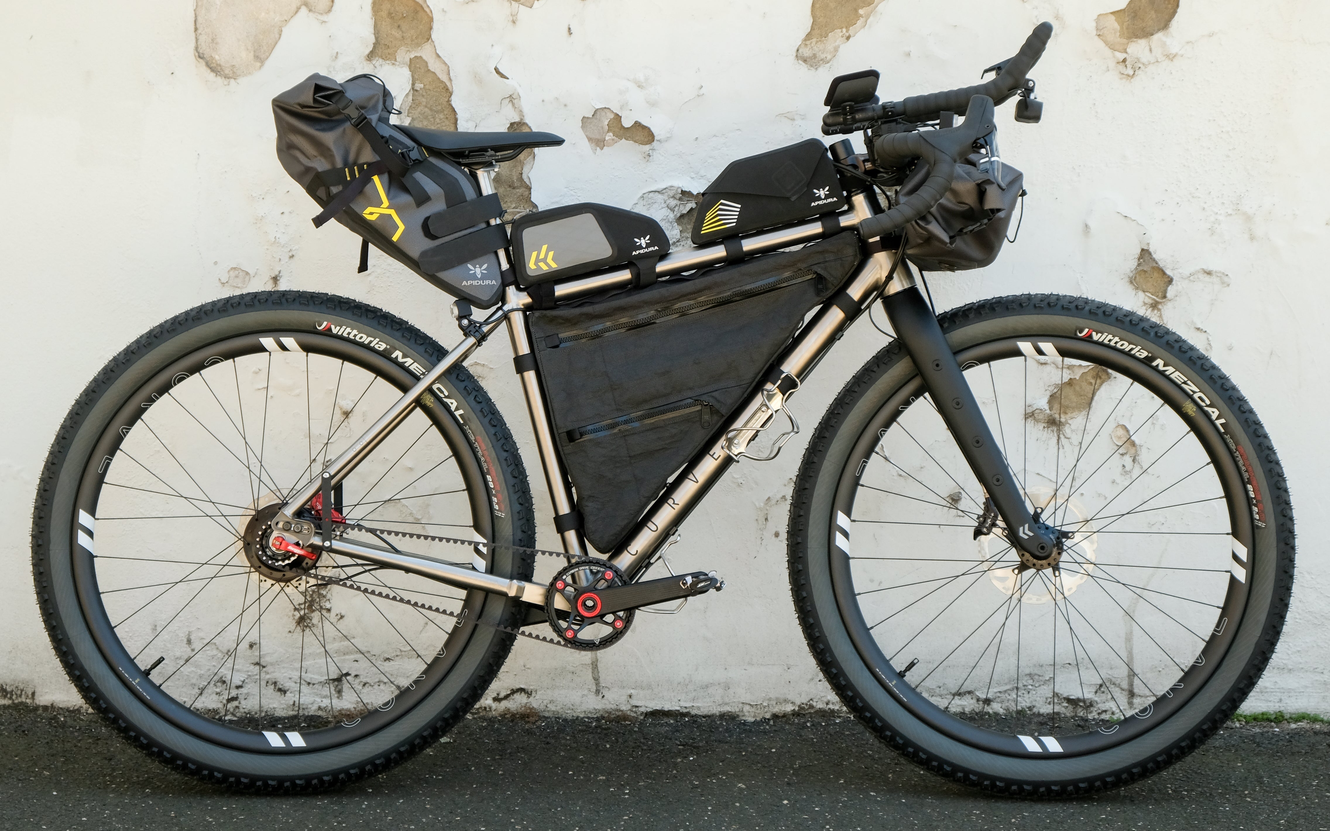 Titanium Belt Drive Bike Titanium Touring Bike With Belt Drive