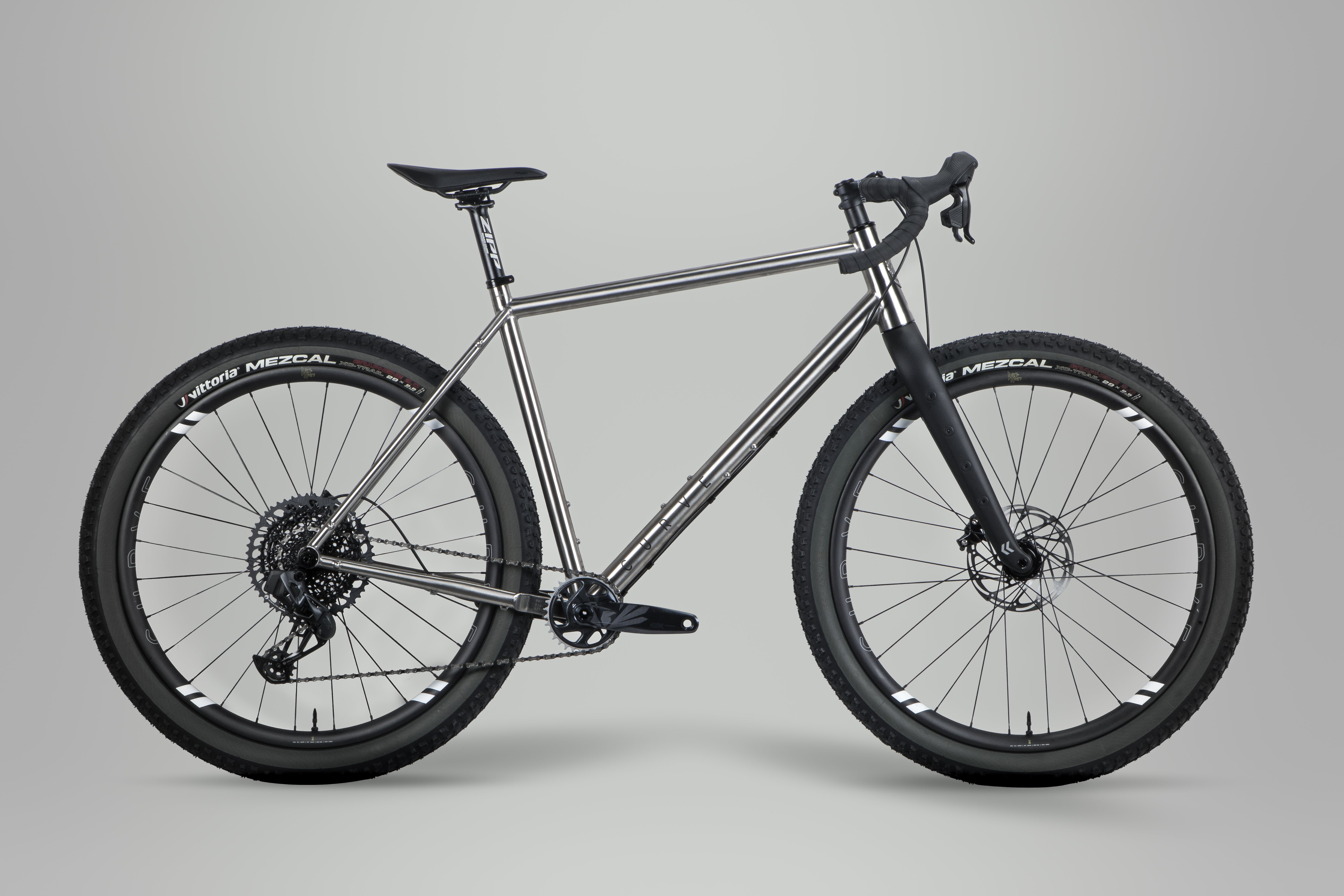 Titanium Gravel Bike Titanium Touring Bikes GRADIENT//Titanium