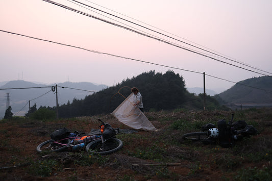 Garbage Bag Boys Wild Camping in China!