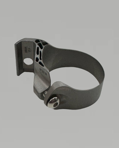 Titanium Front Derailleur Clamp - 3D printed