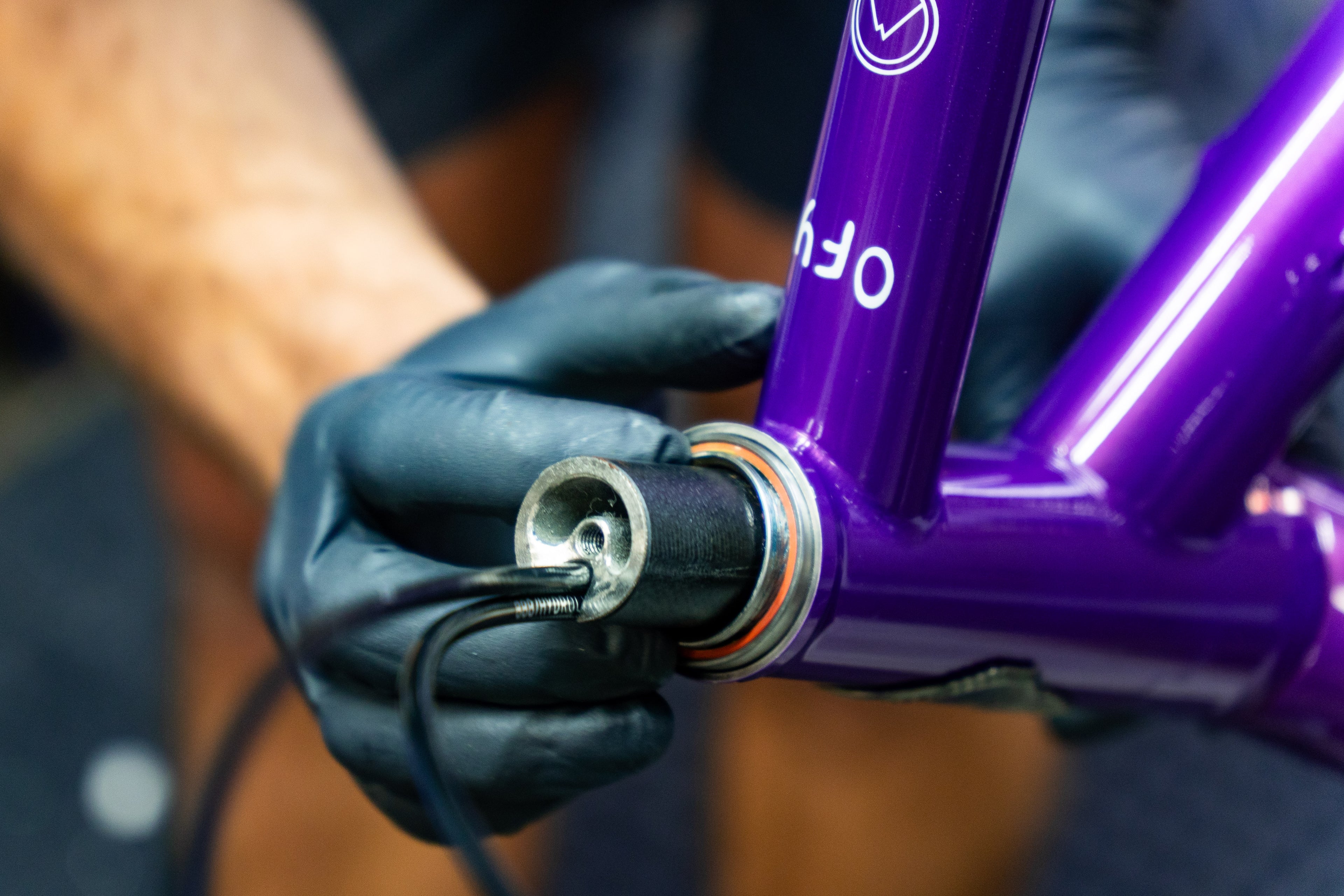 Internal Routing on AIR Kev's - Curve's Gravel Race Bike – Curve Cycling