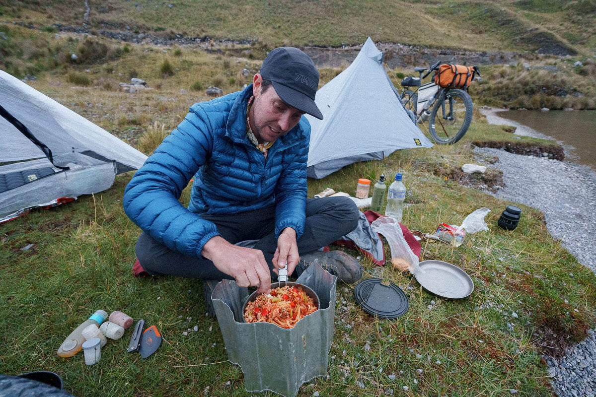 Sam Rice Making Catch Sam Rice: Cooking the Peru Great Divide – Curve Cycling